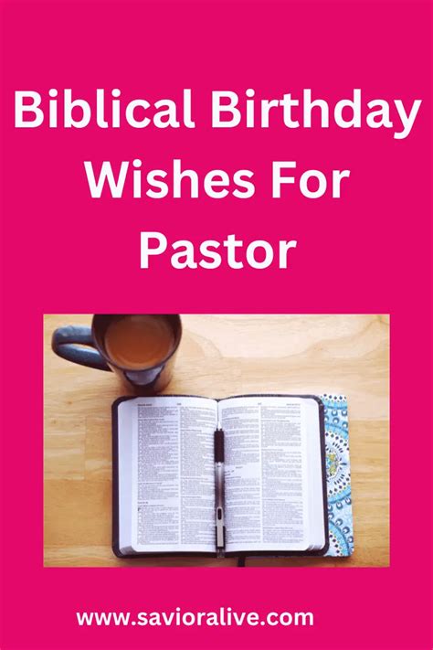 90 Blessed Birthday Wishes For Pastor With Scriptural Verses