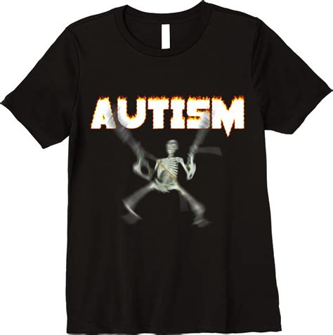 Funny Autism Skeleton Meme T-Shirts - Perfect Gift Idea for Autism Awareness - Tees.Design