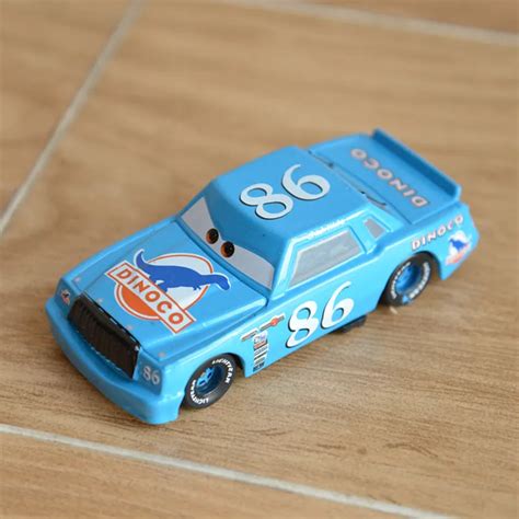 Disney Pixar Cars Lightning Mcqueen No.86 Dinoco Chick Hicks Mater 1:55 ...