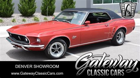 Red 1969 Ford Mustang 390 Cid V8 3 Speed Cruise- O- Matic Automatic Available N - Used Ford ...