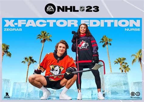 NHL 23 Cover Athletes Reveal Stars Sarah Nurse and Trevor Zegras