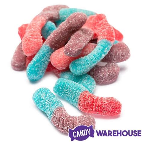 Trolli Sour Brite Crawlers Gummy Worms - Very Berry: 9-Ounce Bag | Gummy worms, Sour candy ...