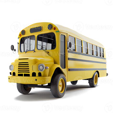 cute yellow school bus on transparent background 18871714 PNG