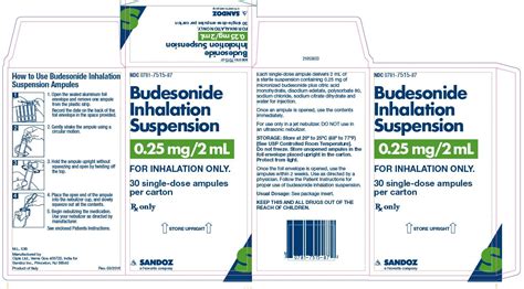 Budesonide by Sandoz Inc BUDESONIDE suspension