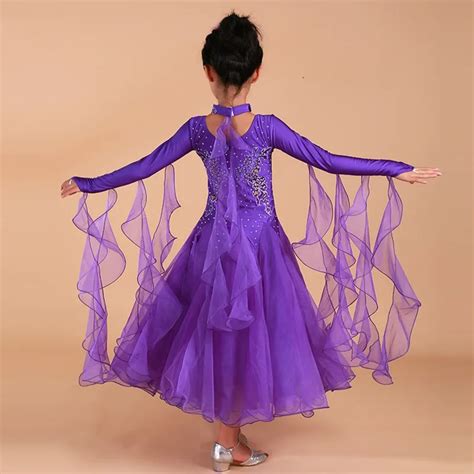 6 colors pink ballroom dancing dresses for kids ballroom dresses ballroom waltz dresses girls ...