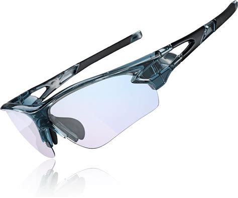 ROCKBROS Photochromic Cycling Glasses with 3 in 1 Intelligence Lenses for Men & Women Outdoor ...