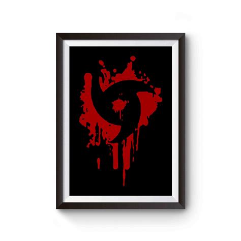 Uchiha Clan Symbol Sasuke Naruto Anime Itachi Poster