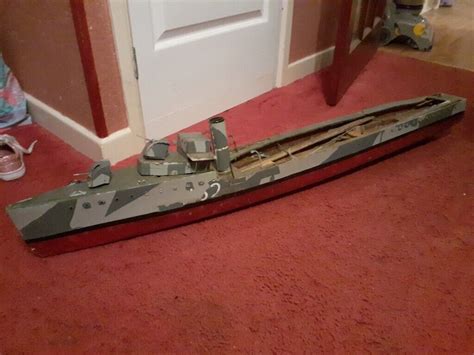 WW2 war ship model boat 4ft long. Cornwall | in Truro, Cornwall | Gumtree