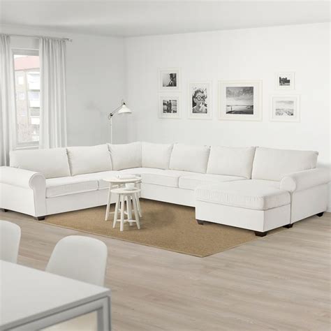 ELLESTORP Sectional, 4-seat corner - with chaise, right, Nordvalla ...