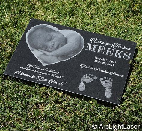 Child's Memorial Granite Memorial Marker Custom Infant | Etsy ...