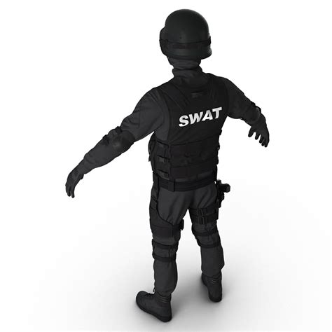 swat uniform 2 c4d