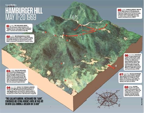 Hamburger Hill Vietnam Battle Map