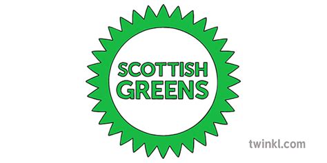 logotipo da scottish green party Illustration - Twinkl