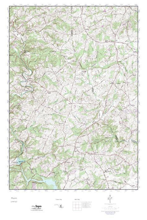 MyTopo Phoenix, Maryland USGS Quad Topo Map