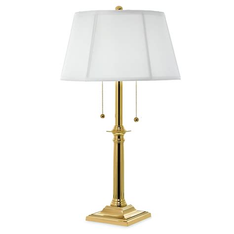 Brass Double Pull Chain Table Lamp | Table Lamps & Desk Lamps | Luxury Lamps | Home Decor ...