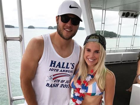 Matt Stafford Wife - Matthew Stafford S Wife Kelly Details Recovery ...