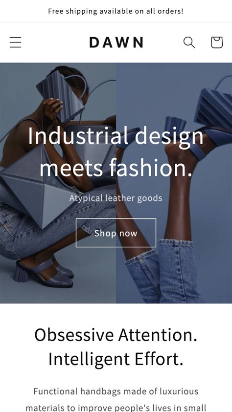 Dawn Theme - Ecommerce Website Template