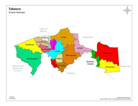 Mapa De Tabasco Mexico 14 Mapa De Tabasco Mexico S Seccion 1416 ...