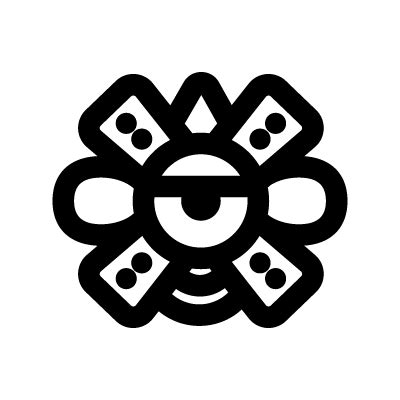Ollin – Aztec symbol - Symbolikon Worldwide Symbols