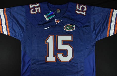 Tim Tebow Signed Florida Gators Jersey: 3 Inscriptions (Tebow COA ...