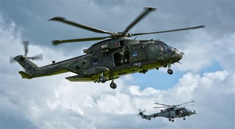 Download Aircraft Helicopter Military AgustaWestland AW101 HD Wallpaper