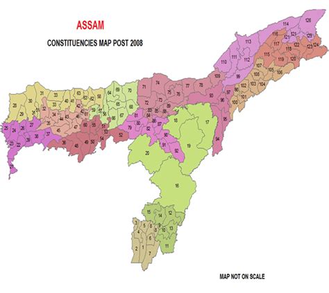 Assam constituencies map to alter