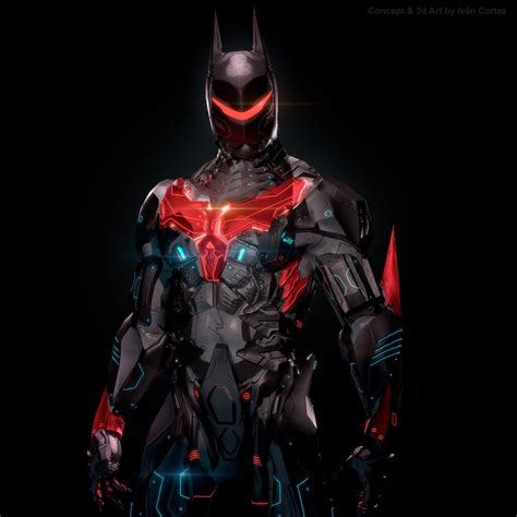 Batman Hellbat Beyond, Iván Cortez on ArtStation at https://www.artstation.com/artwork/oOBx0W ...