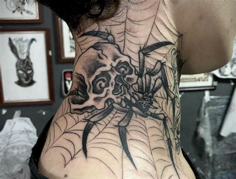 101 Best Spider Web Neck Tattoo Ideas That Will Blow Your Mind!