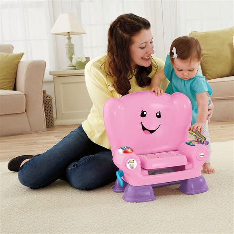 Fisher-Price Laugh Learn Smart Stage Pink Activity Chair | dxg ...