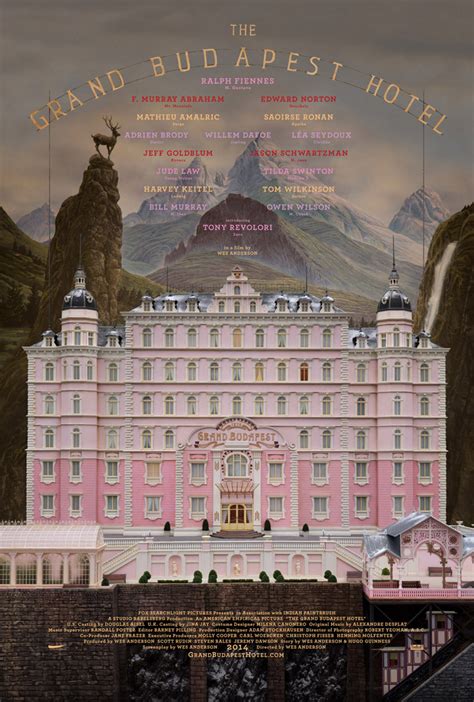 First Poster for 'The Grand Budapest Hotel' Advertises a Wes Anderson ...