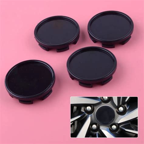 DWCX 4pcs Universal 58mm/53mm Black ABS Car Wheel Center Hub Cap ...