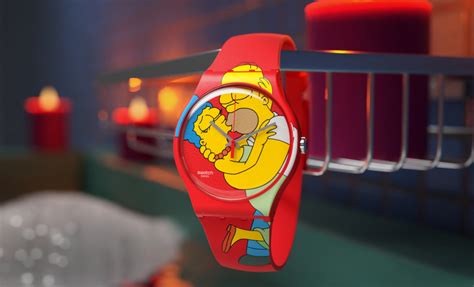 SWATCH Brings Back The Simpsons To Celebrate Valentine’s Day - MR STATELESS