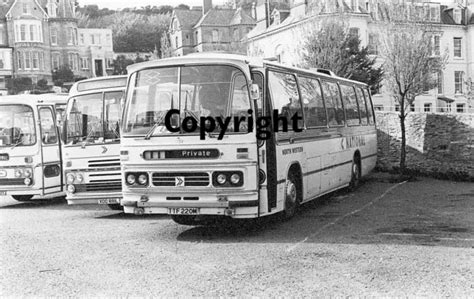 NORTH WESTERN TTF220M NBC Leyland Leopard Black & White Bus Photo £1.10 - PicClick UK