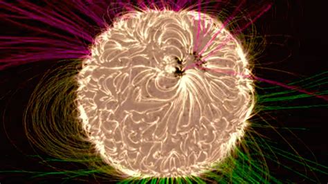 Watch This Visualization of the Sun's Invisible Magnetic Field | Mental ...