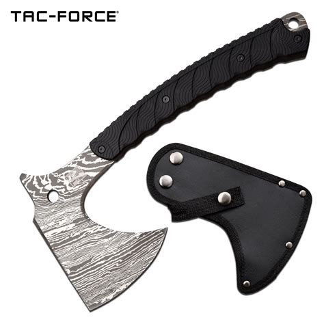 Hand Ax Tac-Force Tactical Axe Hatchet Tomahawk Acid Etched