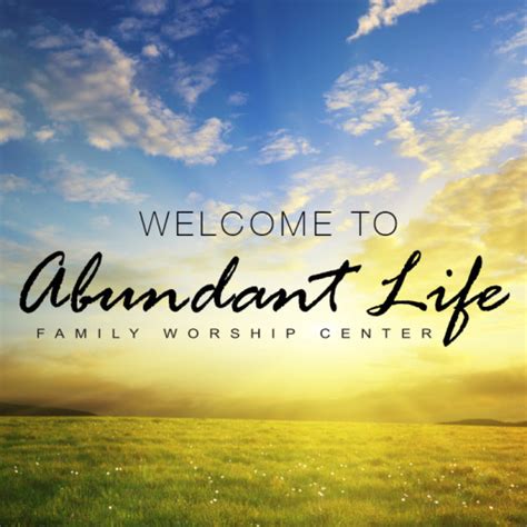 Watch Live Sermons - Abundant Life Family Worship Center