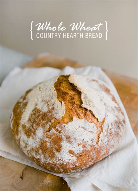 Whole Wheat Country Hearth Bread - Yummy Workshop