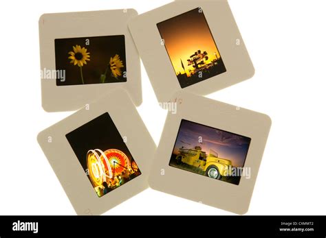 Color slides on light table Stock Photo - Alamy