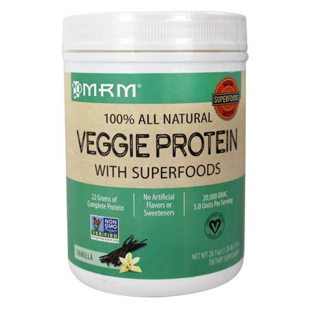 MRM Nutrition - Veggie Protein Powder with Superfoods Vanilla - 20.1 oz. | Walmart Canada