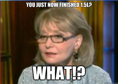 Incredulous Barbara Walters memes | quickmeme