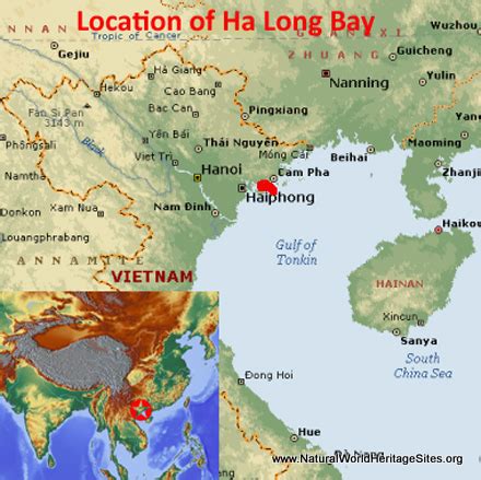 Ha-Long-Bay-Vietnam-Location-Map – Natural World Heritage Sites