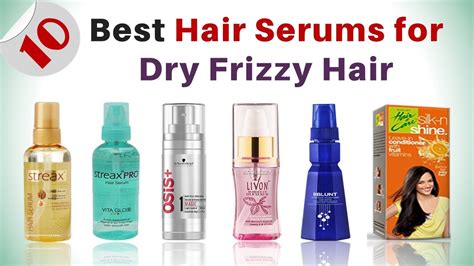 10 BEST HAIR SERUMS for Dry Frizzy Hair - YouTube