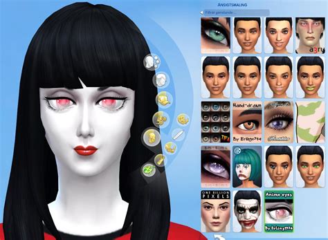 Sims 4 Anime Hair Cc Maxis Match I was just messing around in blender ...