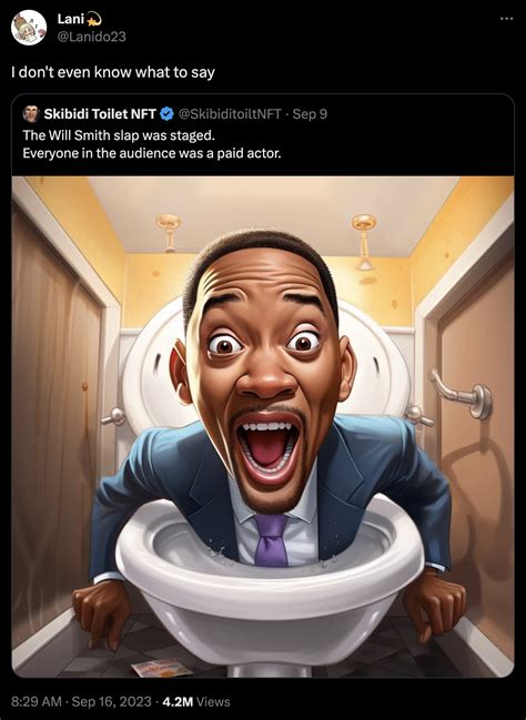 Skibidi Toilet Will Smith Slap NFT | Skibidi Toilet | Know Your Meme