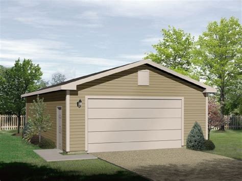 Simple Classic Two-Car Garage - 2299SL | Architectural Designs - House ...