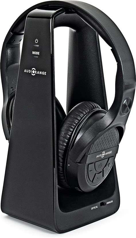 Amazon.com: AudioRange Seniors & Hard of Hearing | Wireless TV Over-Ear Headphones Lightweight ...