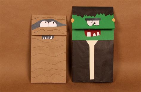 Halloween Paper Bag Puppets DIY: Fun and Easy Craft Tutorial