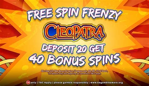 Get 100 Bonus Spins on Cleopatra Slot at Jackpot Mobile Casino