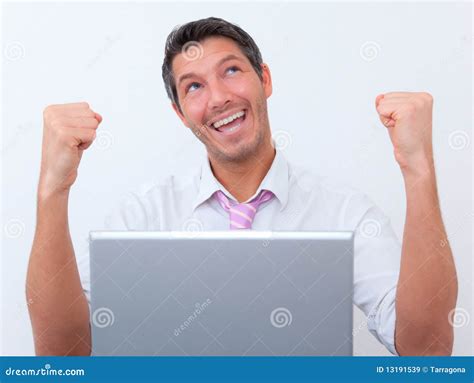 Happy businessman stock image. Image of caucasian, office - 13191539