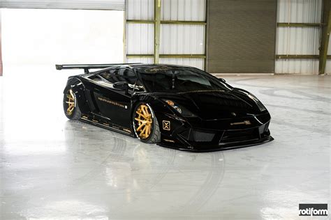 Liberty Walk Lamborghini Gallardo on Rotifrom 3 Piece Wheels — CARiD.com Gallery